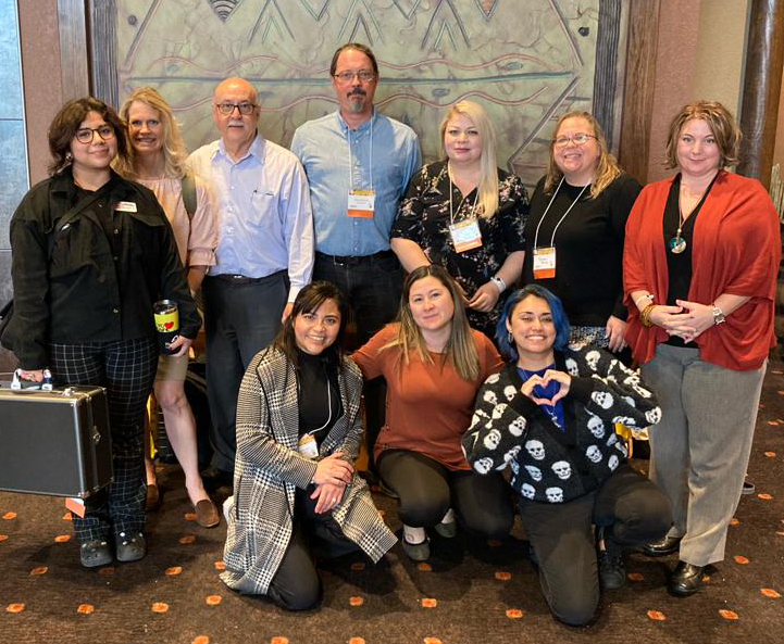 Photograph of 10 members and associates from the Interpreters' Co-op.